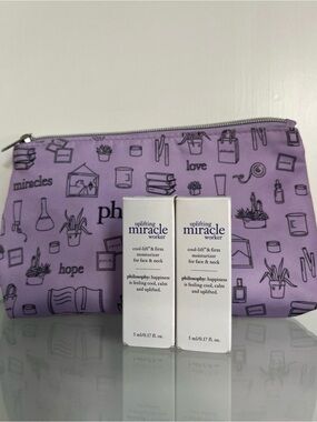 Philosophy Cosmetic Pouch w Product NWOT